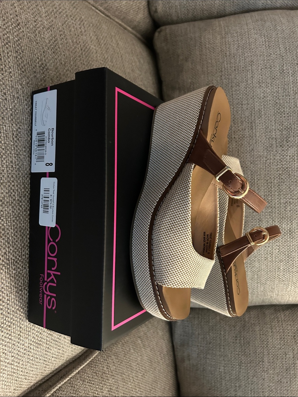 Corkys Bourbon Combo Sandals - Picture 2 of 4